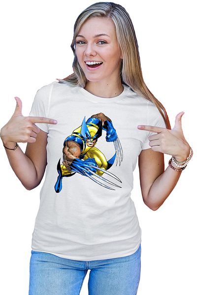 OEM Tricou dama Wolverine Claws Experiment Muscles Wolf