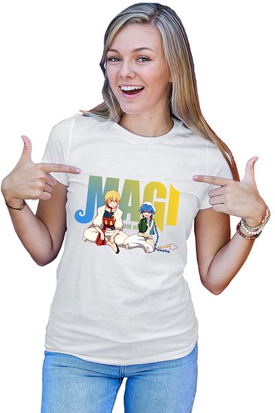 OEM Tricou dama Magi The Labyrinth of Magic Alibaba Alladin Watermelon