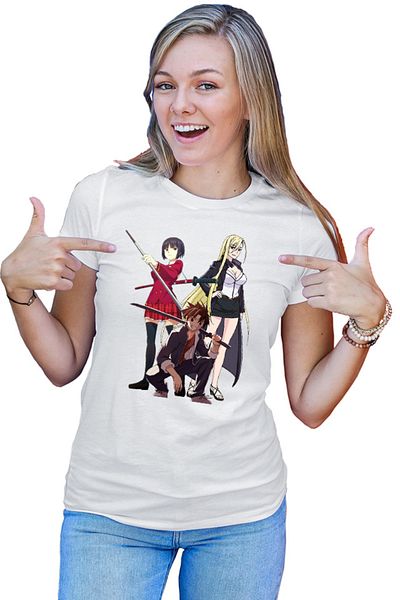 OEM Tricou dama UQ Holder Touta McDowell Orta Katana Sci-fi Anime School