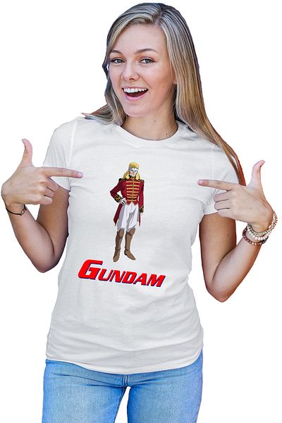 OEM Tricou dama dam Char Aznable AnimeKage