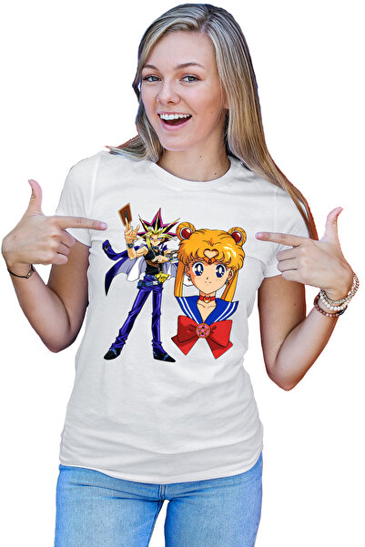 OEM Tricou dama Yu Gi Oh Mutou Sailor Moon Duel Links Anime