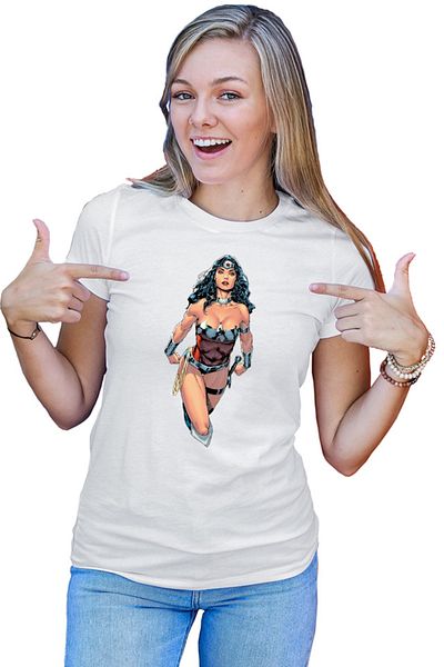 OEM Tricou dama Wonder Woman Diana Princess Ares God of Fight Superheroine