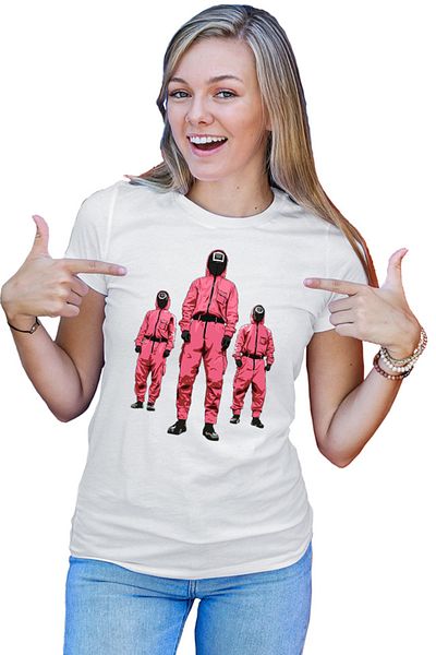 OEM Women's T-shirt Squid Game Survival Drama Korean