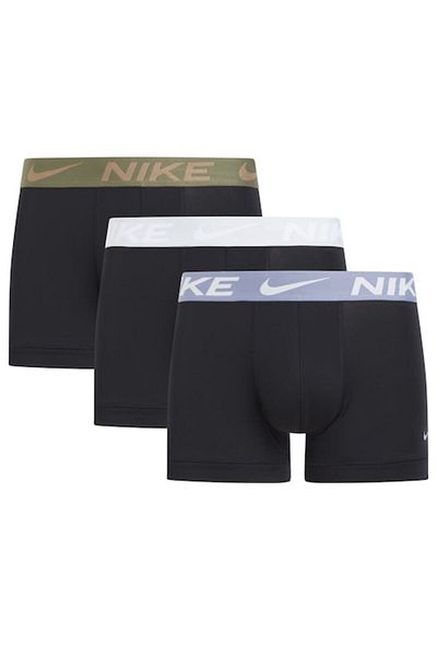 Nike , Boxer Briefs Set with Dri-Fit Technology - 3 Pairs, Green, Black, Gray, Size S