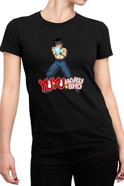 OEM Tricou dama Yu Yu Hakusho Yusuke Urameshi Super Power Paranormal Anime