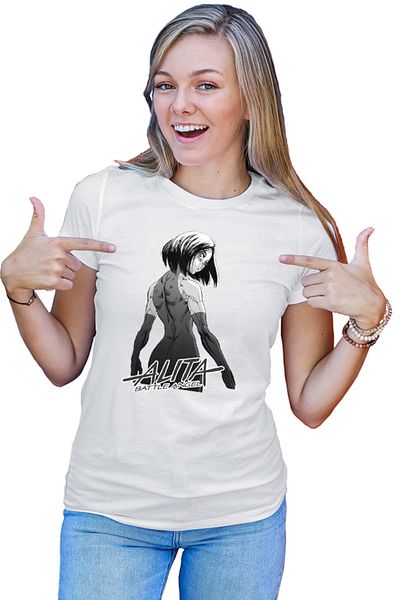 OEM Tricou dama Battle Angel Alita Gally Weapon Mecha Otaku