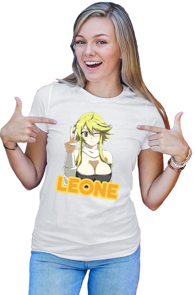 OEM Tricou dama Akame ga Kill Leone Peace Friendly Otaku Anime Meme