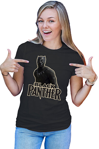 OEM Tricou dama Black Panther Logo Save World Hero Protect