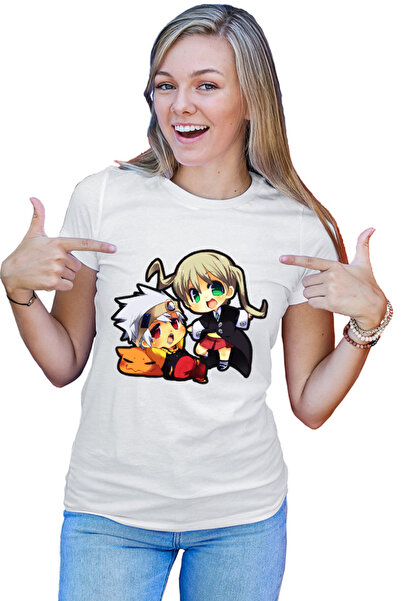 OEM Tricou dama Soul Eater Soul Maka Chibi Fight Action Trap