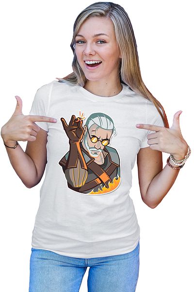 OEM Tricou dama The Witcher Fortnite Epic Games Battle Royale