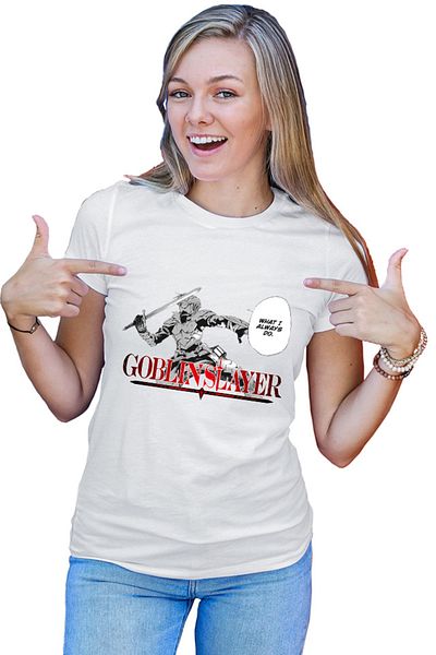 OEM Tricou dama Goblin Slayer Claymore Knight Fast Anime Shounen Martial Arts