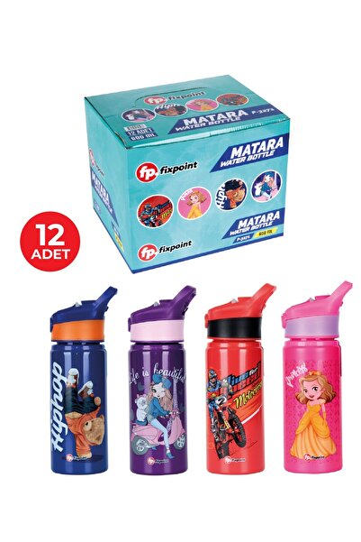 FixPoint Alüminyum Matara Baskılı Lüks 600ml P-3271