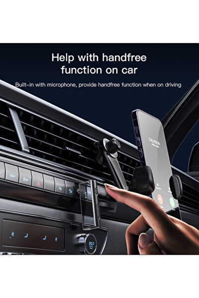 Yesnıce 2'si 1 arada Kablosuz Adaptör 3,5 mm Ses AUX Adaptörü Bluetooth 5.1 Verici Alıcı Araba İçin