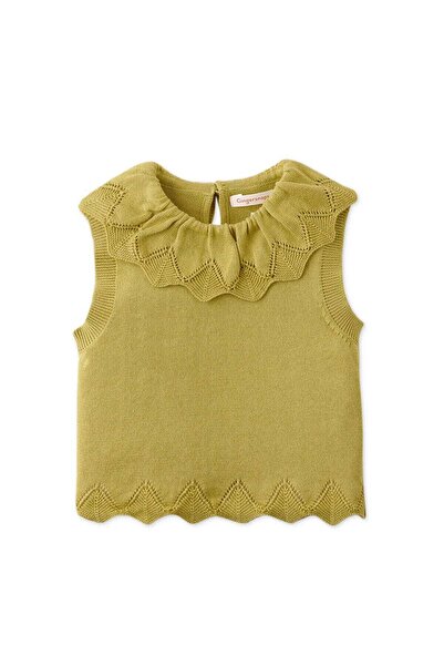 Gingersnaps بلوزة بناتية برقبة واسعة