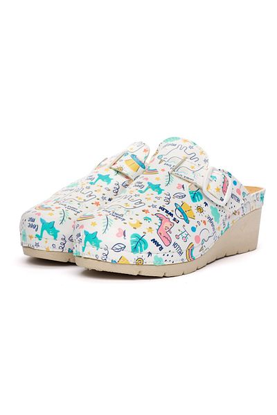 Tellus Women's medical clogs 27-19, Unicorn - 36