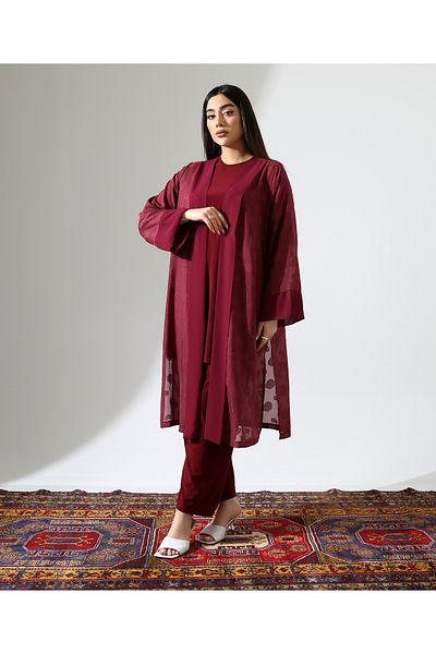 Fi'l Arz Fashion Plus Size Chiffon Hijab Suit