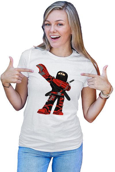 OEM Tricou dama Roblox Ninjago Deadpool Game