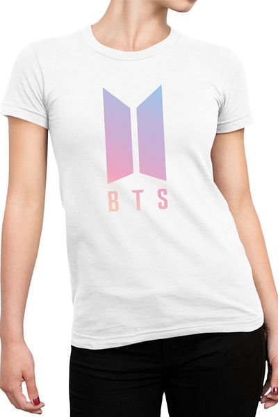 OEM Tricou dama BTS Logo K-pop Popular Korean Band Boys