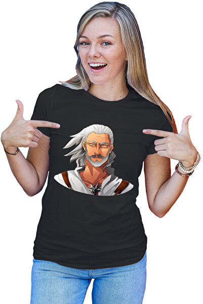 OEM Tricou dama The Witcher Geralt of Rivia Minecraft Tlaucher