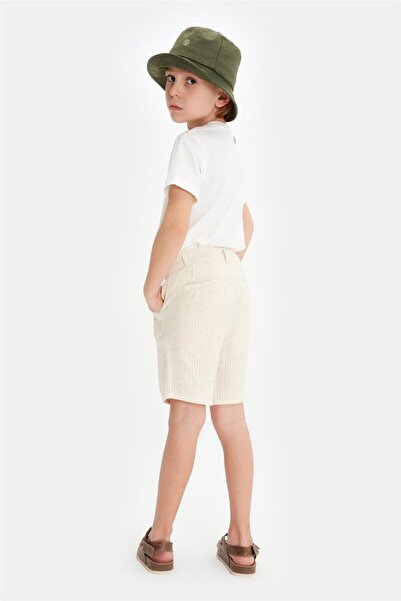Nebbati Boy Beige Shorts