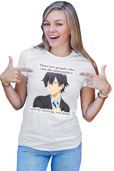OEM Tricou dama OreGairu Hikigaya Cosplay Japan Trip