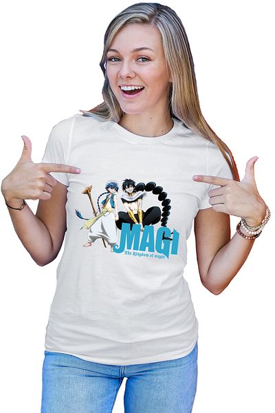 OEM Magi The Labyrinth of Magic Alladin Animekage Women's T-shirt