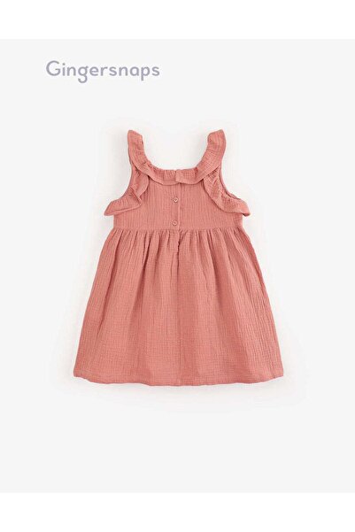 Gingersnaps Girls' Flared Hem Dress - Puff Sleeve for Kids