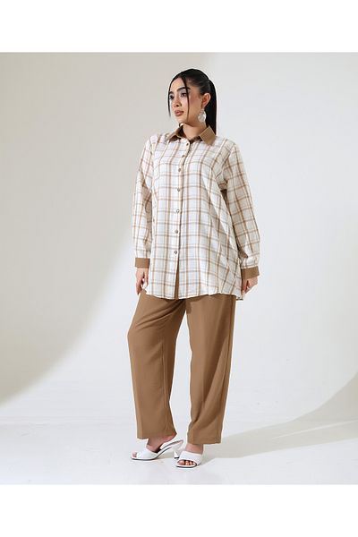 Fi'l Arz Fashion Viscose Shirt Suit