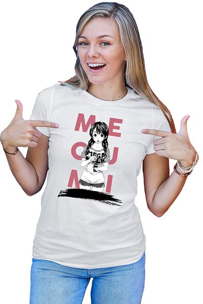OEM Tricou dama Food Wars Megumi Casual Water Otaku
