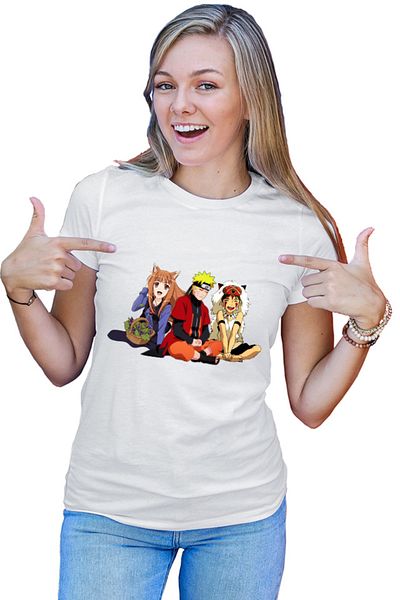 OEM Tricou dama Spice And Wolf Holo Naruto Anime Eater