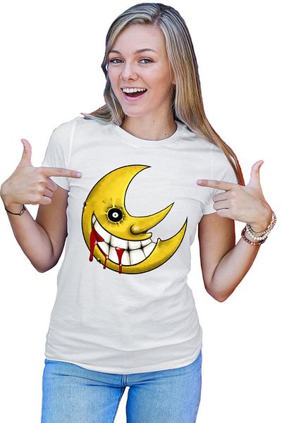 OEM Tricou dama Soul Eater Moon Smile Blood Horror