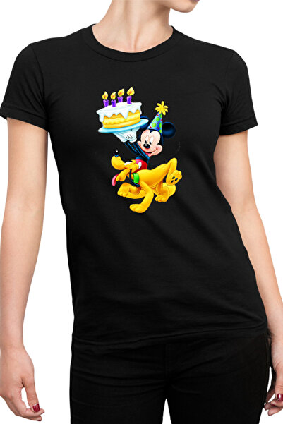 OEM Tricou dama Mickey Mouse Puppy Happy Birthday