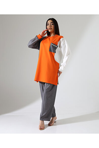 Fi'l Arz Fashion Pocket Detailed Sports Suit