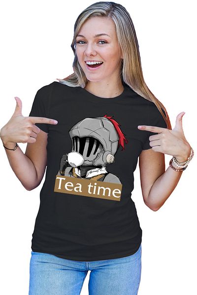 OEM Tricou dama Goblin Slayer Tea Time Break Anime Rapid Armor Bebe