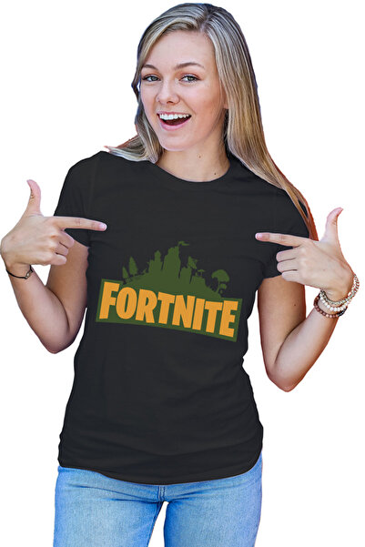 OEM Tricou dama Fortnite Logo Battle Royale Weapons Characters Loot