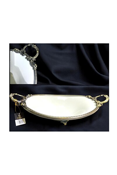 ROY KING ELEGANCE OVAL SUNUM TABAK ANTIK 44 CM