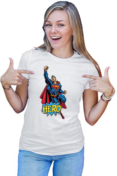 OEM Tricou dama Superman Hero Clark Kent Krypton Lex Luthor