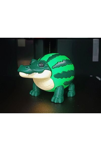 petadora Glorbo Fruttodrillo Jointed Toy Italian Brainrot