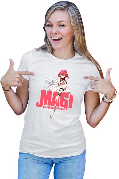 OEM Tricou dama Magi The Labyrinth of Magic Morgiana Fight Jump