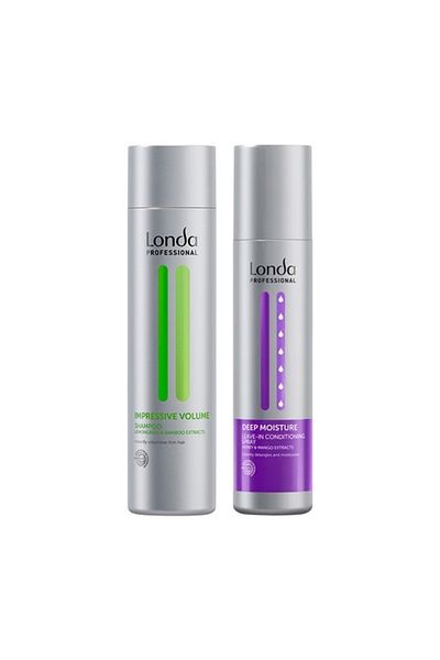 Londa Professional Londa Volume & Hydration Set – Volume Shampoo 250ml + Leave-In Moisture Spray 250ml for Fine Hair