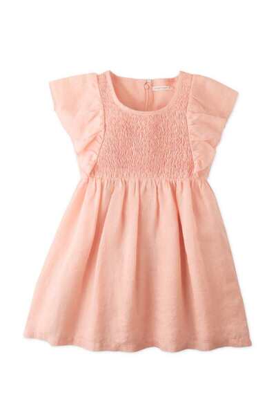 Gingersnaps Girls' Ruffled Dress with Chest Detail