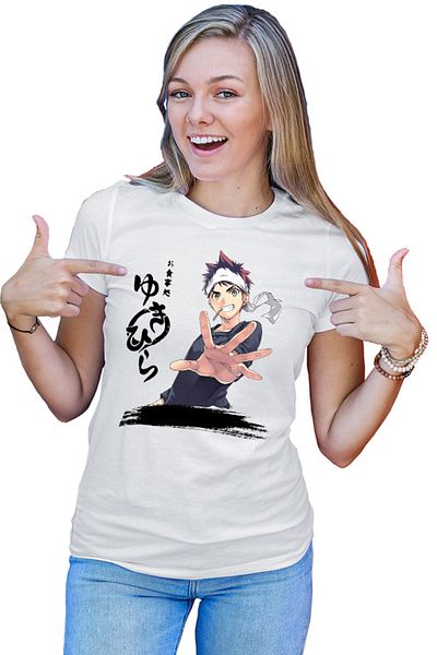 OEM Tricou dama Food Wars Soma Hiragana Signature Horror