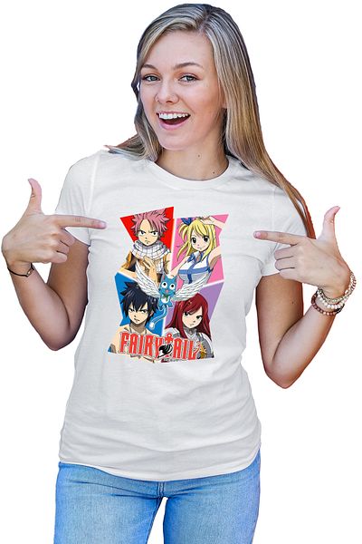 OEM Tricou dama Fairy Tail Dream Team Gang Cool Hero
