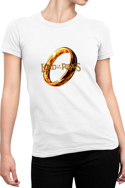 OEM Tricou dama Lord of the Rings Logo Action Legend Hobbit Elf