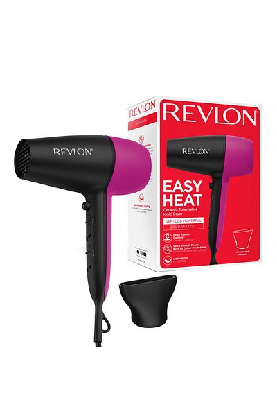 Revlon Easy Heat RVDR5347E hair dryer, ionic technology with tourmaline