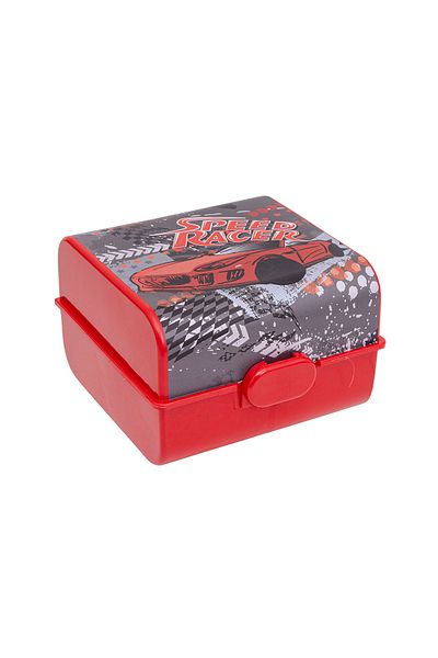Herevin Speed Racer Printed Red Lunch Box Polypropylene Food Storage Container, 860ml