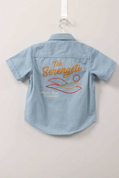 Gingersnaps Boys' Solid Short Sleeve Shirt