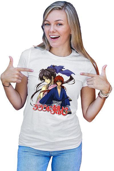 OEM Tricou dama Rurouni Kenshin Kaori Couple Anime Monster