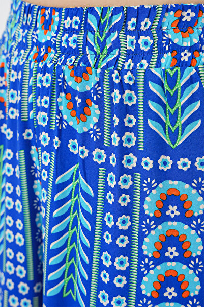 Bigdart Women's Patterned Viscose Trousers 6749 - Saks