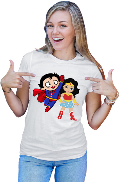 OEM Tricou dama Superman Wonder Woman Cartoon Hero Comics